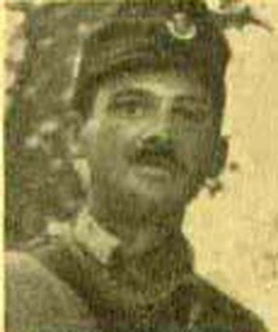 Shimon Klein of Felsőbánya, Esther’s younger brother, born in 1890, in uniform during the First World War.
