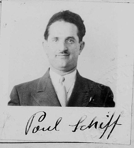 Paul Schiff, from his 1934 declaration of intention, Supreme Court, Bronx County.