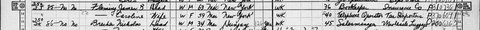 Nicholas Brecher, 34, sales manager in the wholesale luggage trade, in the 1950 census, the Bronx.