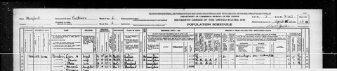 Leon and Fannie Brecher and their children Max, Hannah and Herman in the 1940 U.S. census, Baltimore, 1800 [Orleans St]: Leon, 44, born in Austria, naturalized,