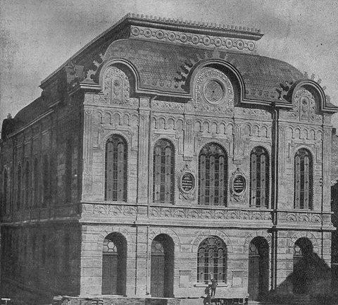 Przemyśl's New Synagogue as pictured in the Kraków weekly 'Nowości Illustrowane', no. 16, 1912 (photo M. Todt).