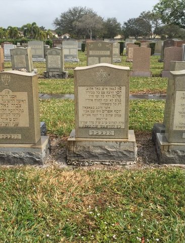 Pinchas Shalom ben Yosef Efraim Friedman — Paul Friedman, Lucy’s husband — who died on the eve of the Sabbath, 24 Nisan 5743 (April 1983). L