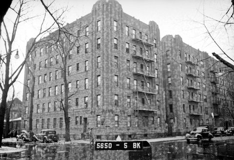 5001 14th Avenue, Borough Park, Brooklyn, about 1940: Joseph Eilender’s address on his 1940 draft registration.