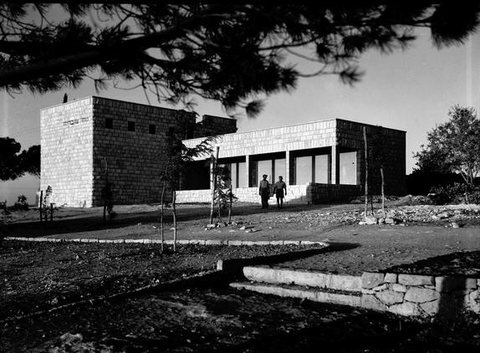 Neve Ovadia at Kfar Etzion, c. 1946: a rest home, library and culture house named for Dr Avraham Ovadia (Gottesdiener), Elias Wahrsager's half-brother, dedicate